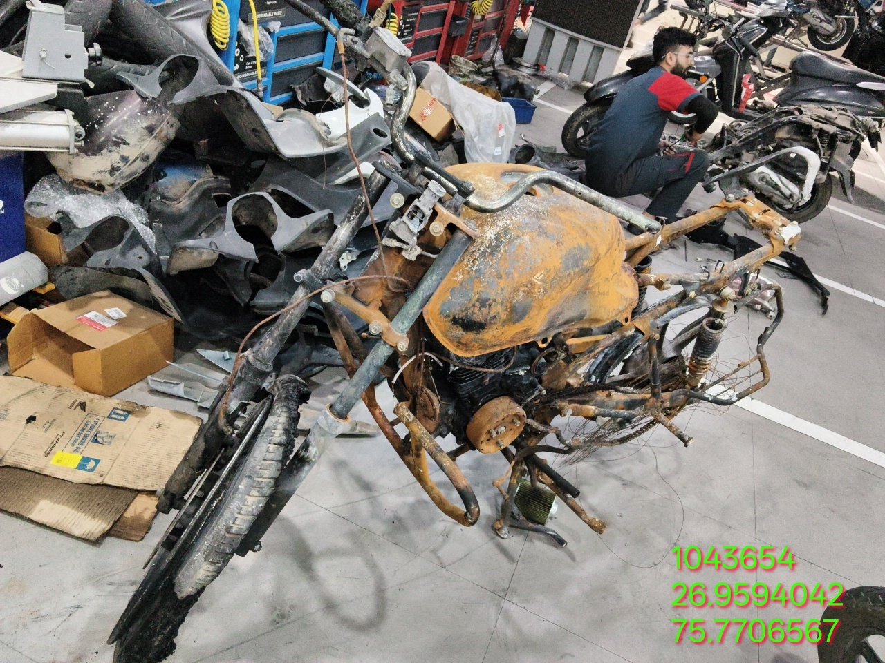 HONDA MOTORCYCLE CB SHINE DISC